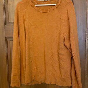 Boxy Sweater, Side Slit, Wool Blend.